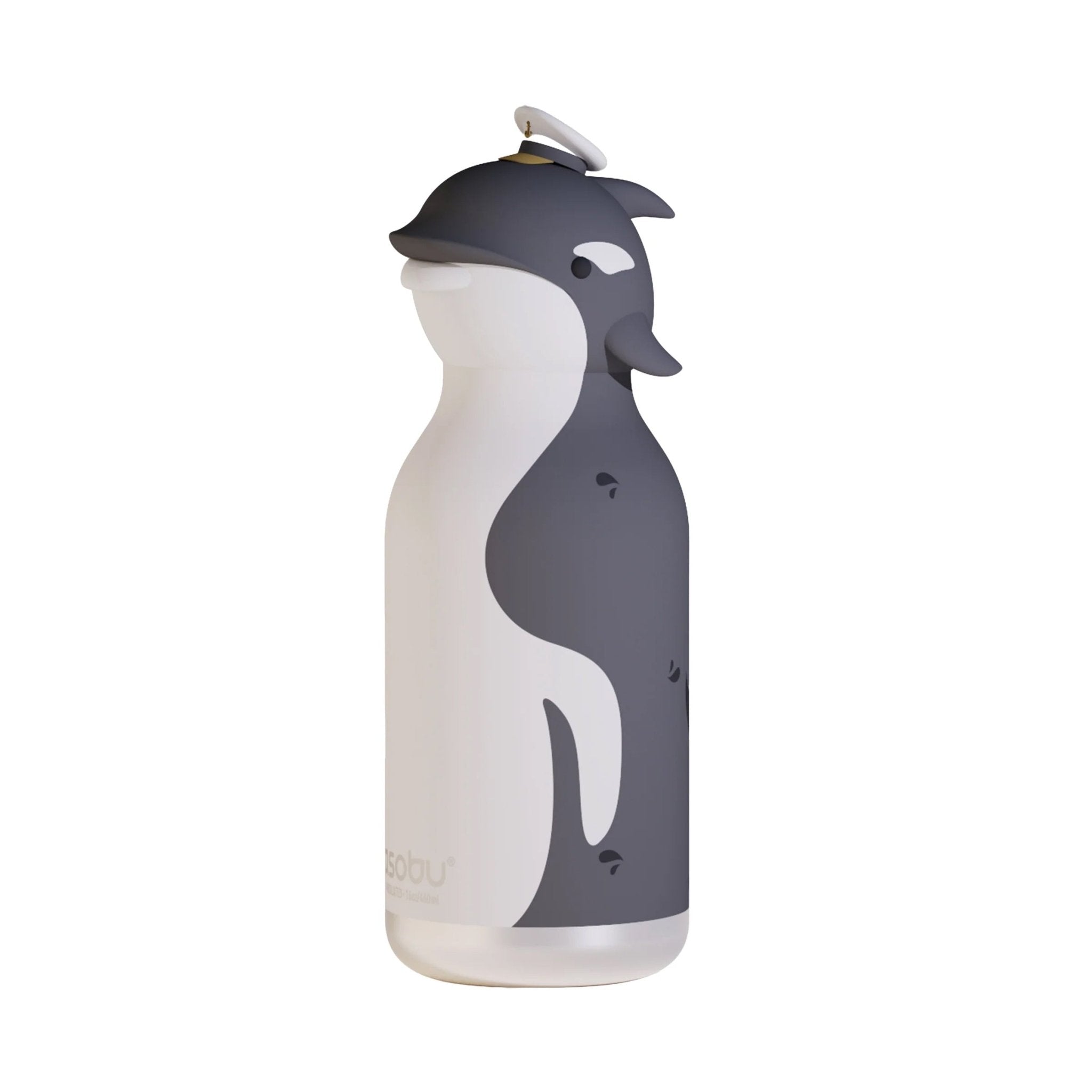 Asobu® Kindertrinkflasche BESTIE mit Strohhalm 460ml - WAL - Sir Henrys