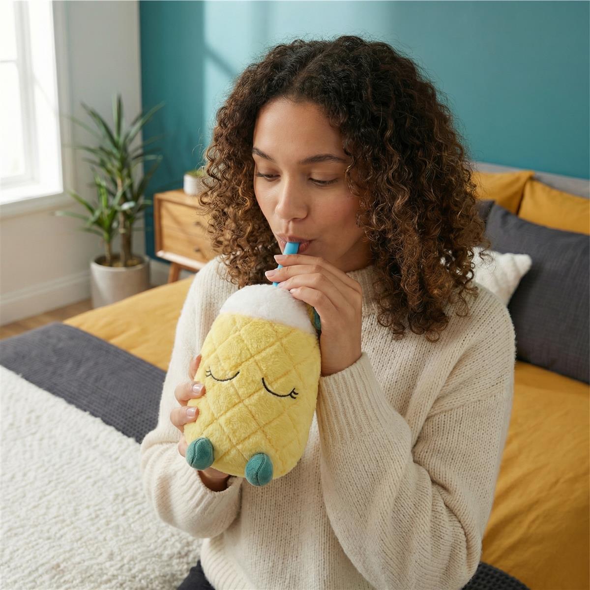 Asobu® Kindertrinkflasche PIP THE PINEAPPLE FUZZIE 360ml - Sir Henrys