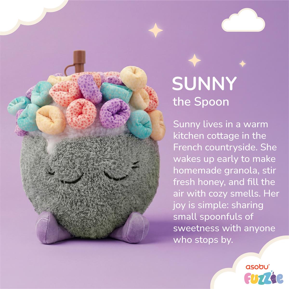 Asobu® Kindertrinkflasche SUNNY THE SPOON FUZZIE 360ml - Sir Henrys