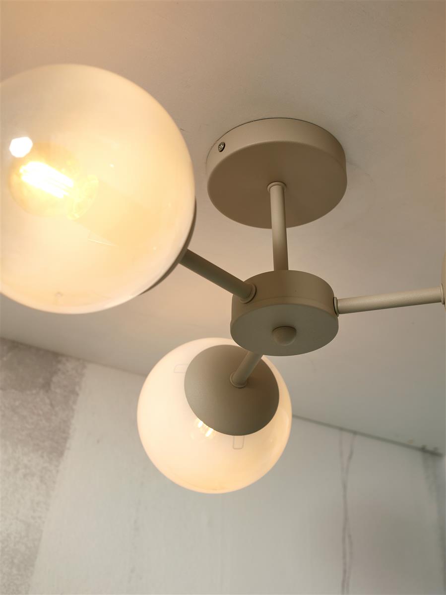 It's about RoMi Deckenlampe ASPEN weiß | 54x54x22,5cm
