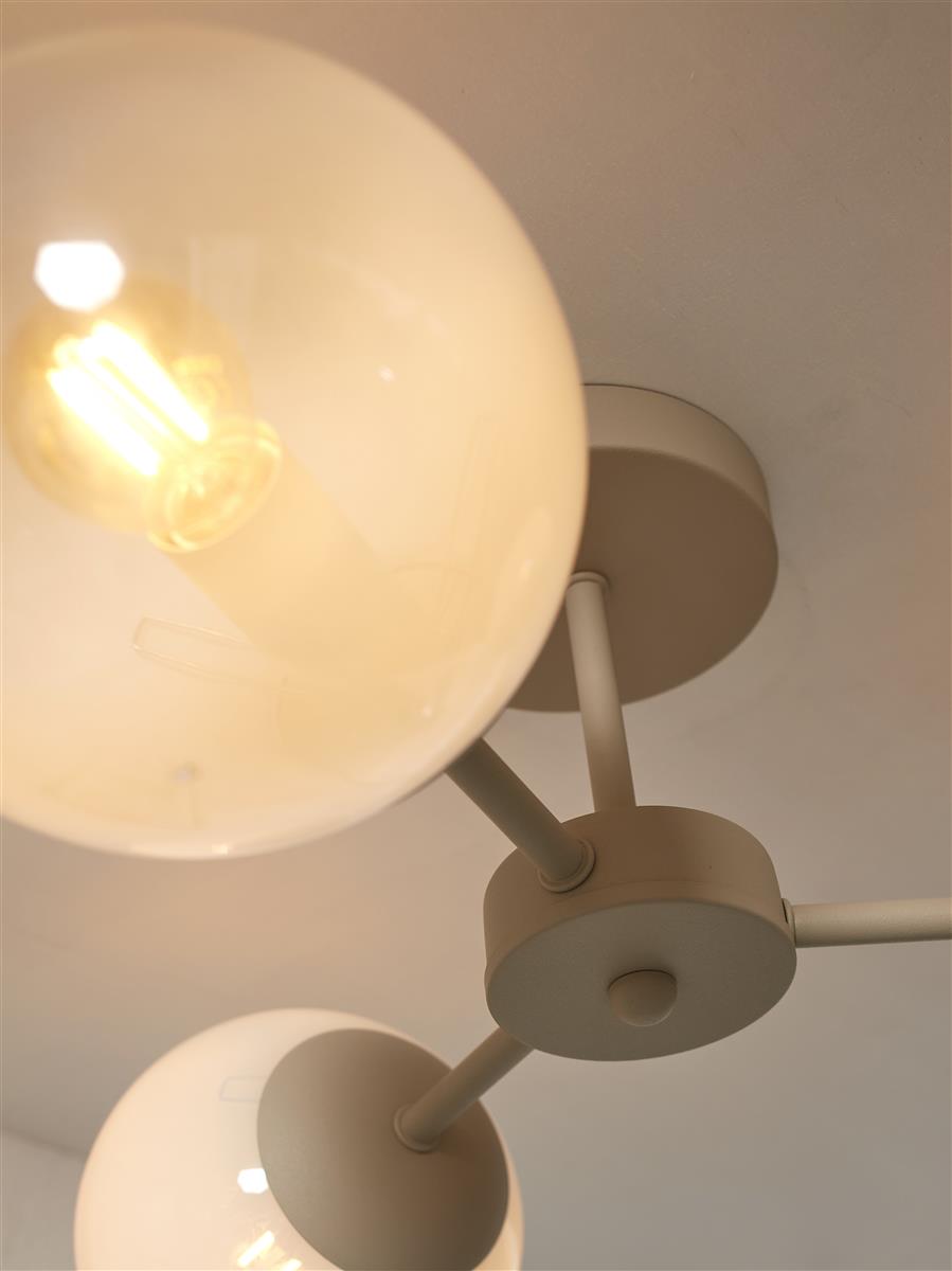 It's about RoMi Deckenlampe ASPEN weiß | 54x54x22,5cm