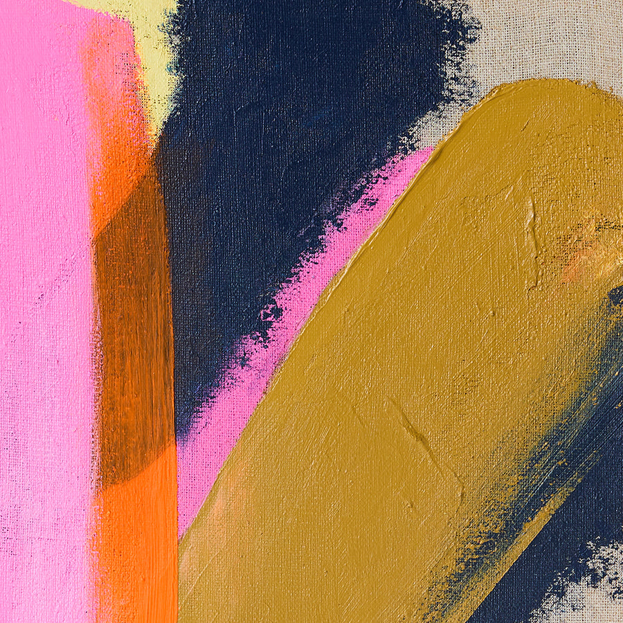 HKliving Bild BRIGHT LIGHTS bunt | 25x3,5x31cm
