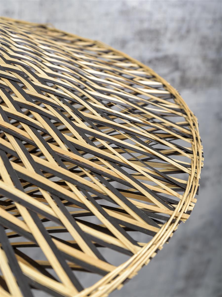 Good&Mojo Stehlampe BALI schwarz | 44x44x176cm