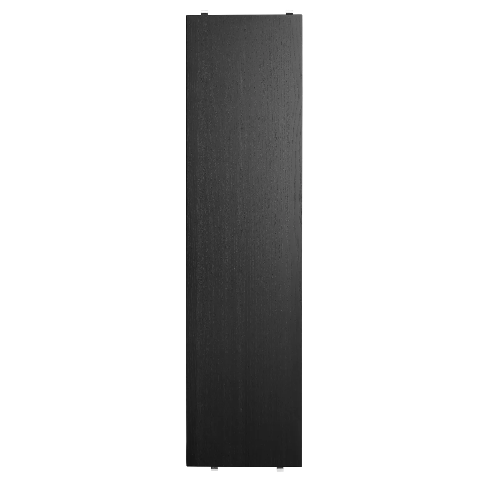 String Furniture Regalboden B78 x T20, Schwarz gebeizte Esche, 3er Pack