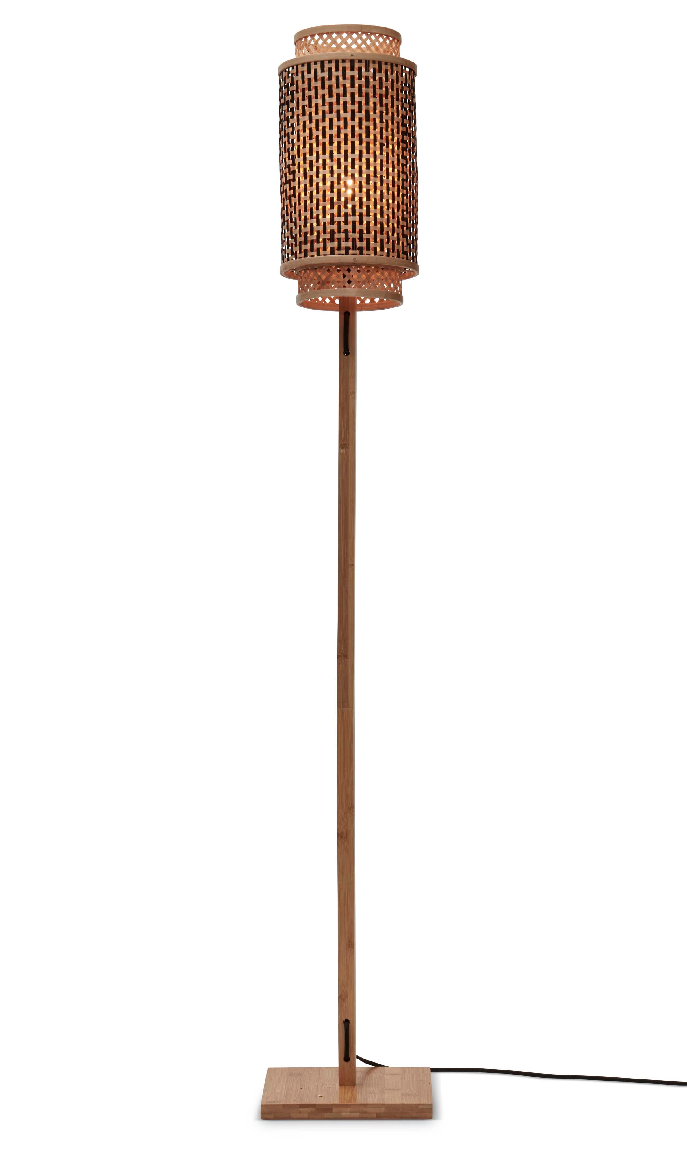 Good&Mojo Stehlampe BHUTAN braun | 20x20x145cm