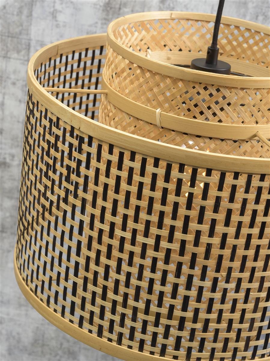 Good&Mojo Stehlampe BHUTAN schwarz | 68x40x176cm