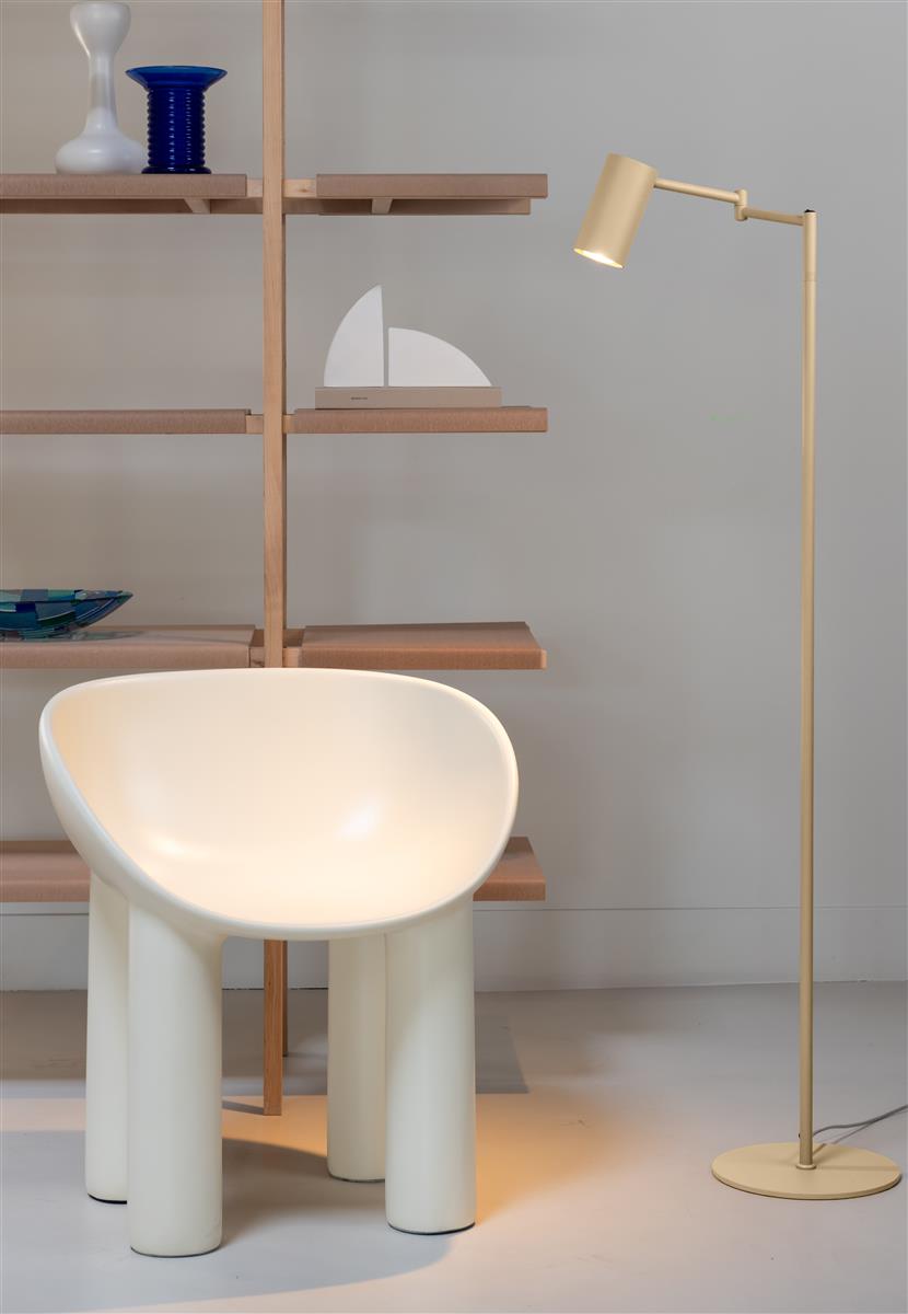 It's about RoMi Stehlampe BILBAO beige | 53x28x154cm
