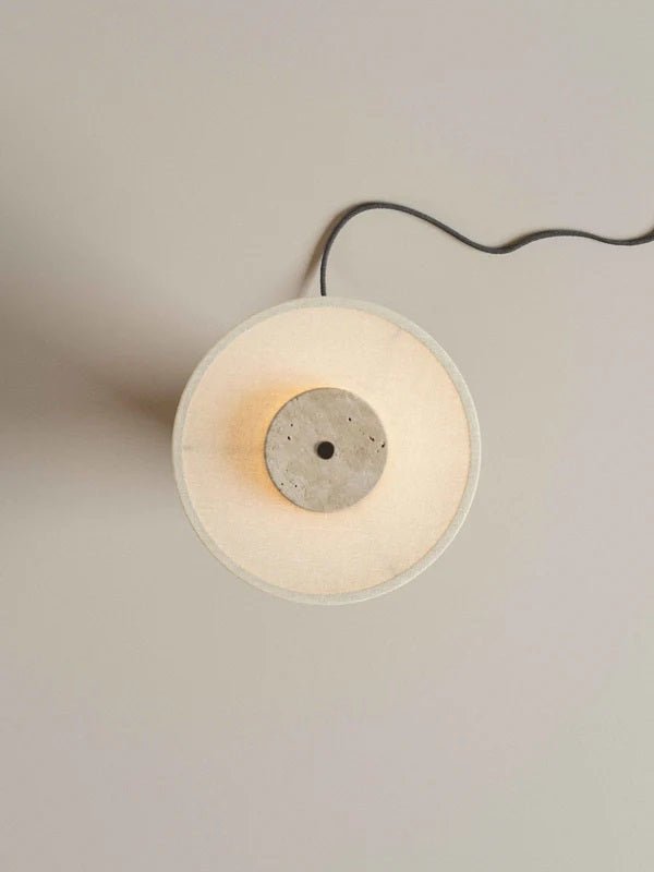 Blossholm Tischleuchte AURIE LARGE Travertine | Ø 26x35cm - Sir Henrys