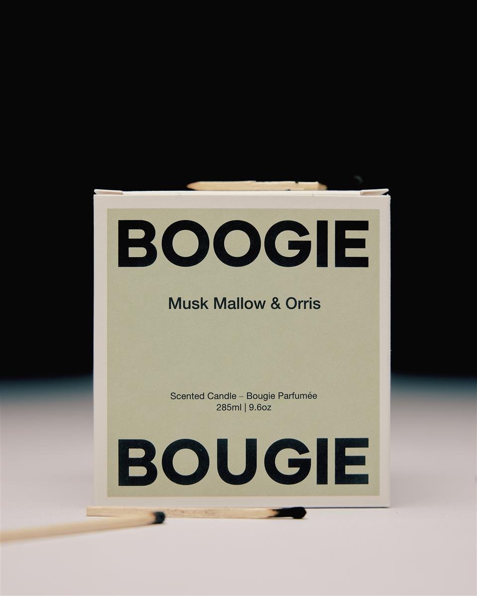 Boogie Bougie Duftkerze MUSK MALLOW & ORRIS | Ø7,5x8cm 250g - Sir Henrys