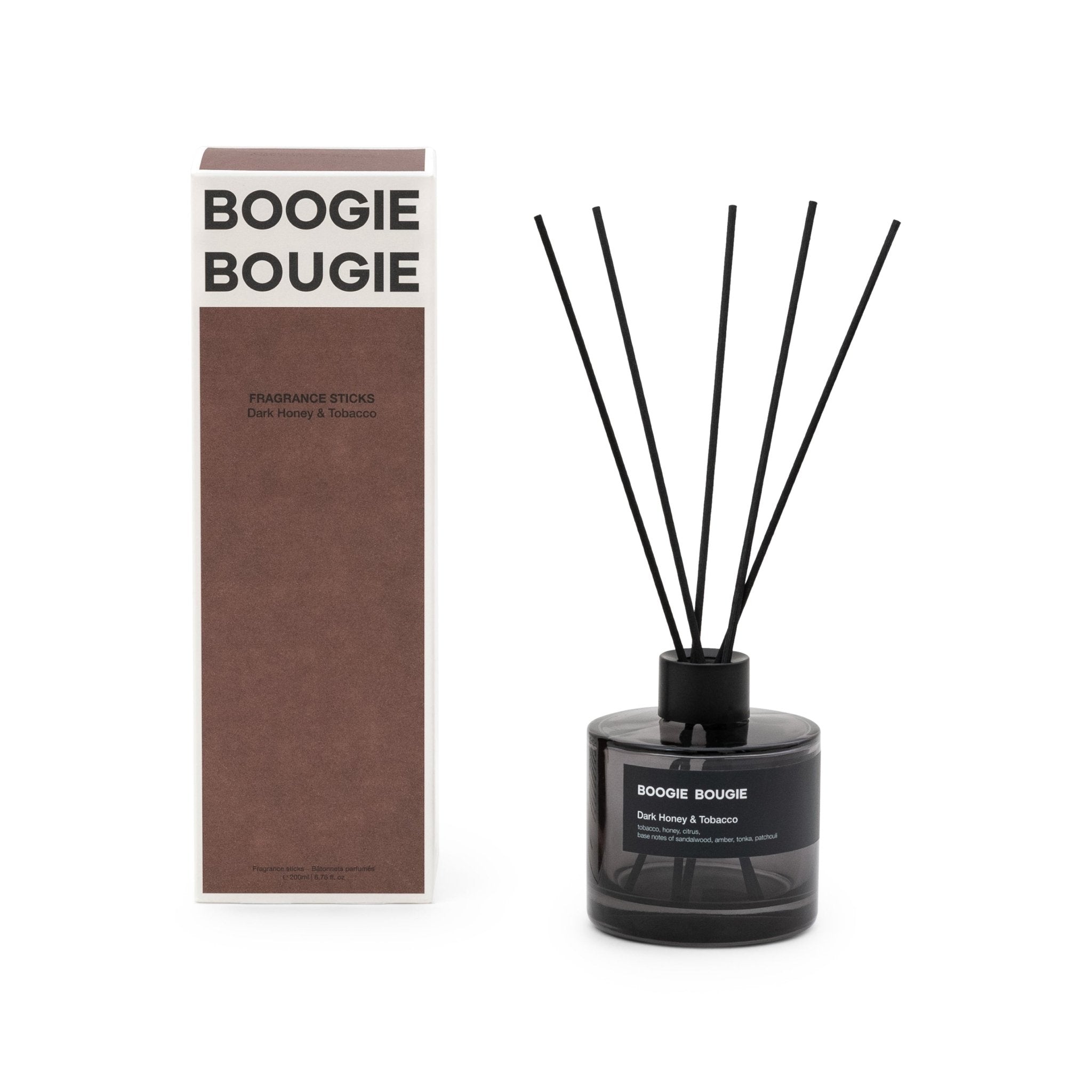 Boogie Bougie Duftstäbchen DARK HONEY & TOBACCO | Ø8x25cm 200ml - Sir Henrys