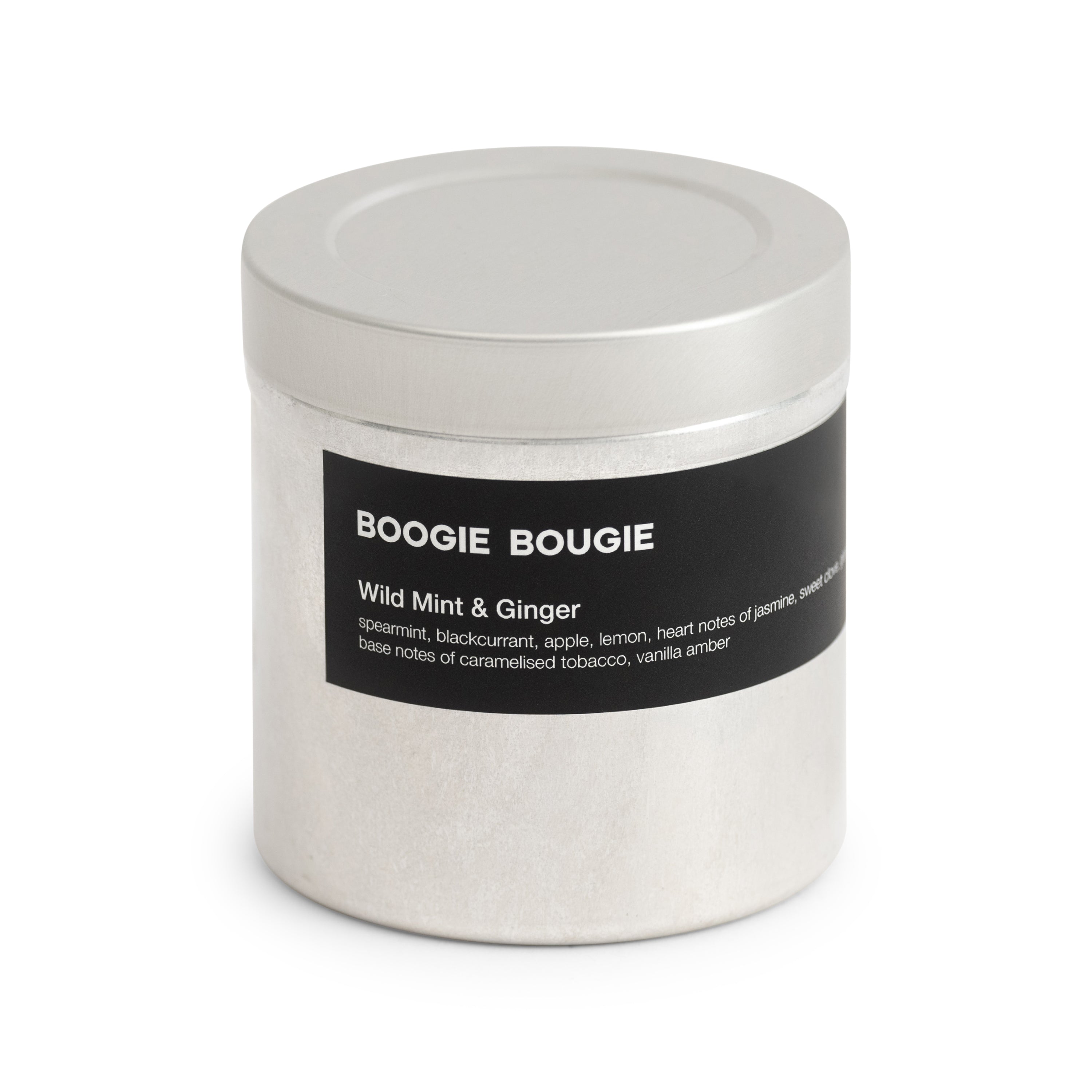 Boogie Bougie Duftkerze WILD MINT & GINGER | Ø7,5x8cm 250g