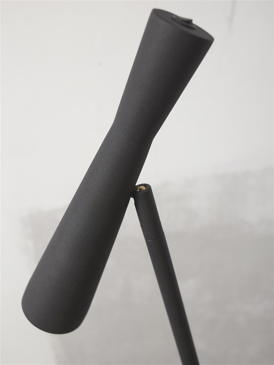 It's about RoMi Stehlampe BORDEAUX schwarz | 22x36x145,5cm