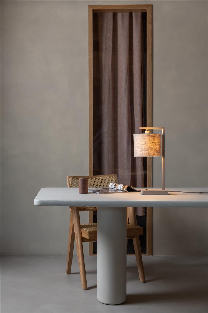 It's about RoMi Tischlampe BOSTON sandfarben | 17x18x44cm
