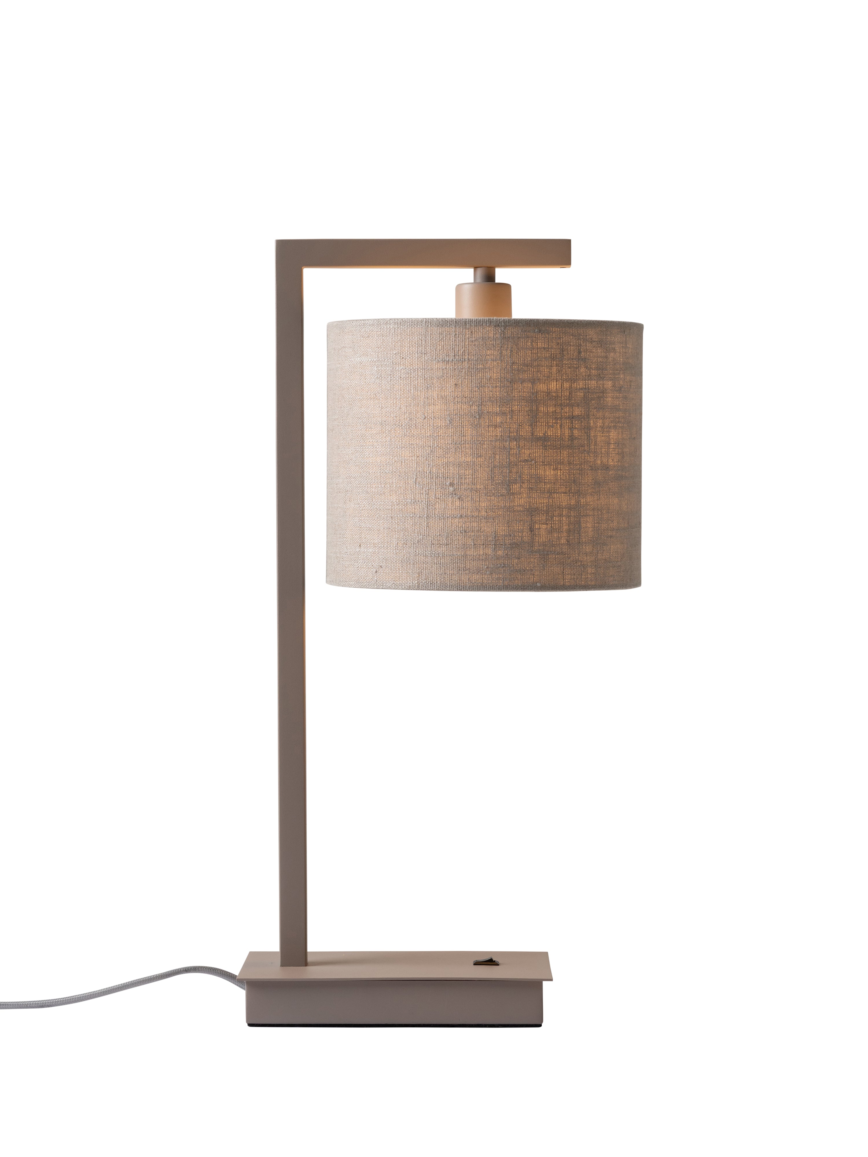 It's about RoMi Tischlampe BOSTON sandfarben | 17x18x44cm