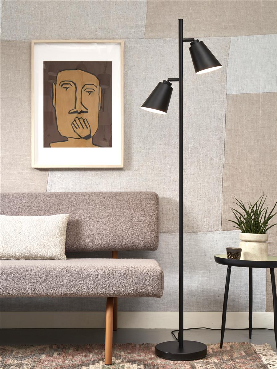 It's about RoMi Stehlampe BREMEN schwarz | 45x25x162cm