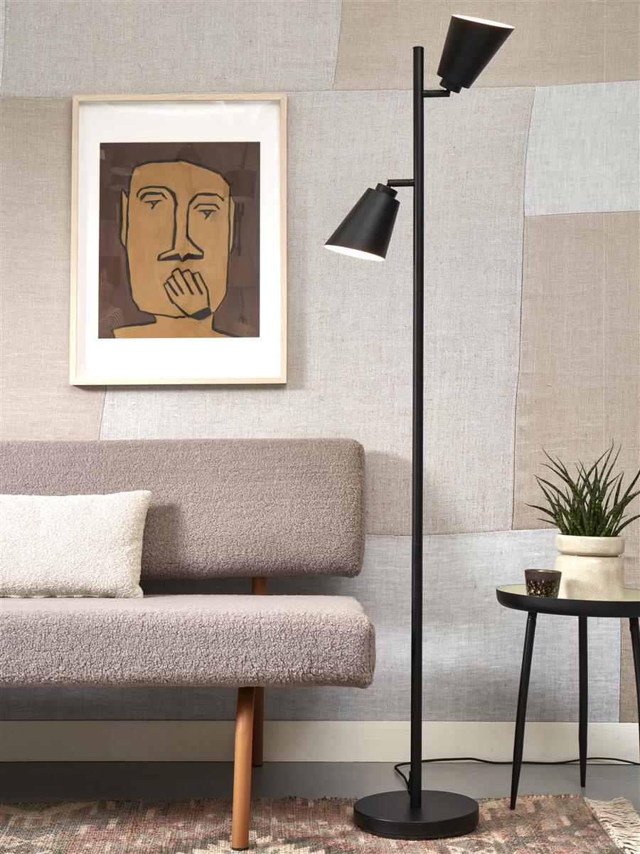 It's about RoMi Stehlampe BREMEN schwarz | 45x25x162cm