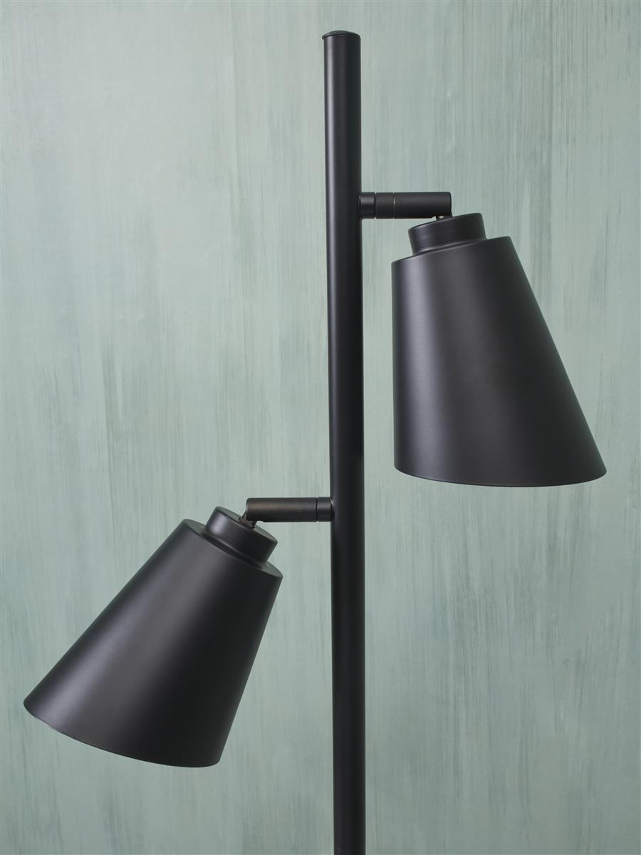It's about RoMi Stehlampe BREMEN schwarz | 45x25x162cm