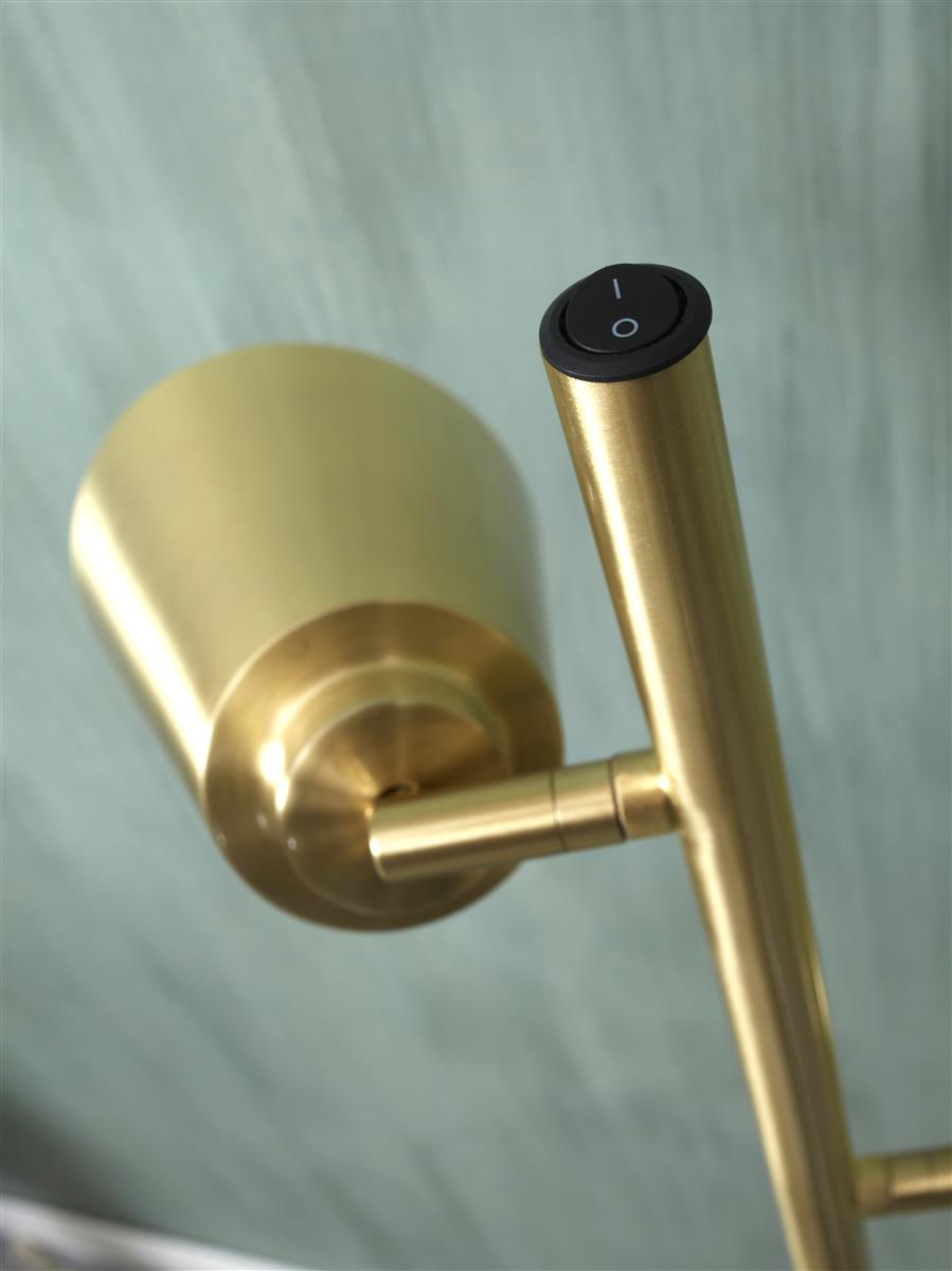 It's about RoMi Stehlampe BREMEN gold | 45x25x162cm