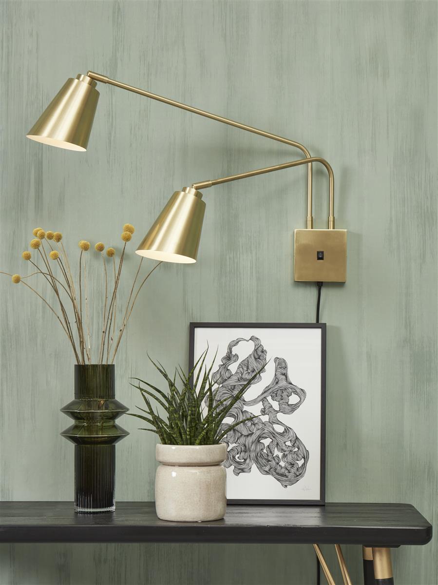It's about RoMi Wandleuchte BREMEN gold | 130x60x49cm