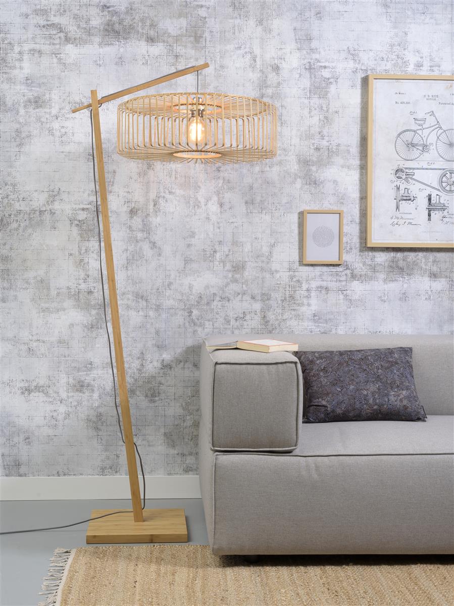 Good&Mojo Stehlampe BROMO braun | 68x40x176cm