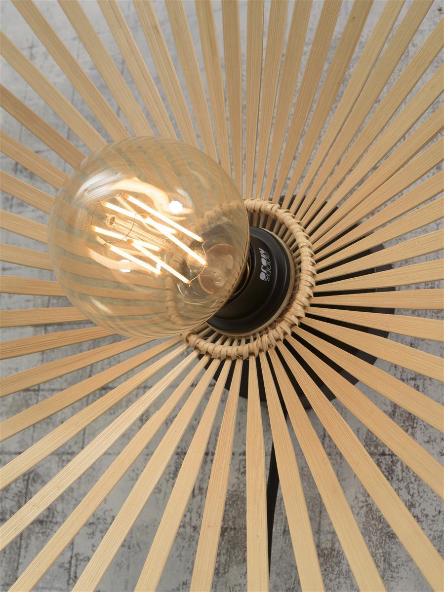 Good&Mojo Deckenlampe BROMO braun | 40x40x13cm