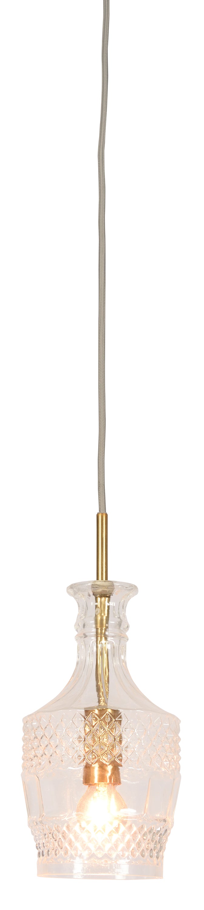It's about RoMi Hängelampe BRUSSELS gold | 14x14x30cm