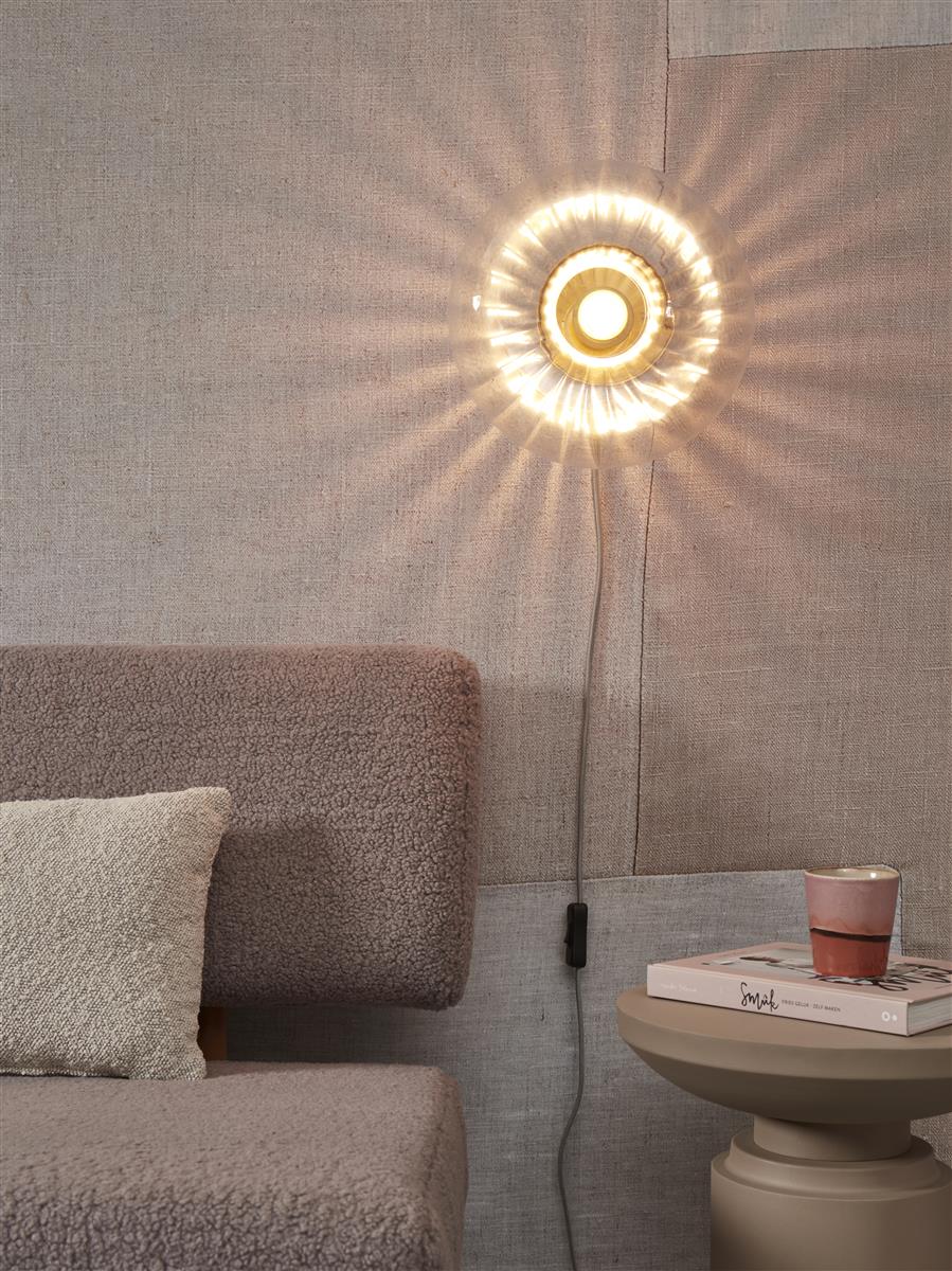 It's about RoMi Wandleuchte BRUSSELS gold | 27x18x27cm