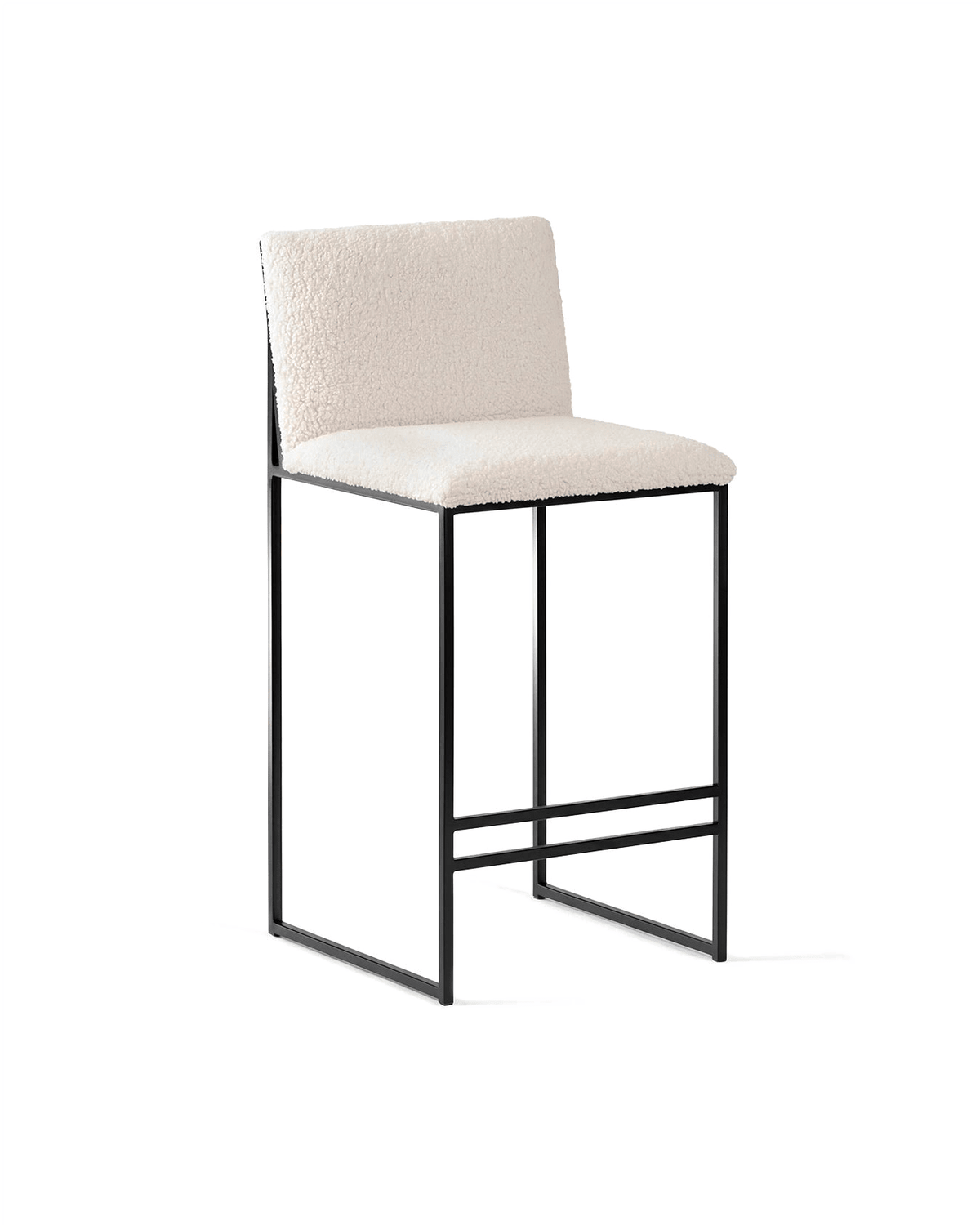 by Crea® Barhocker PHILIP Bouclé Ivory - Sir Henrys