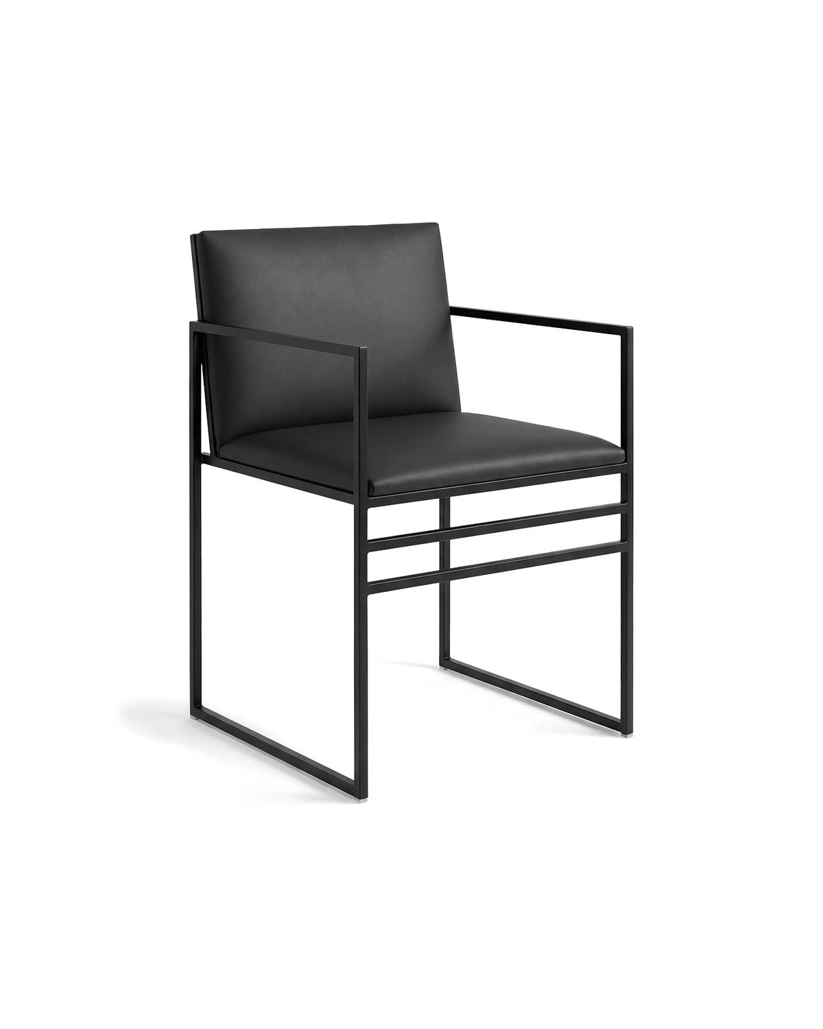 by Crea® Esszimmerstuhl SELLA Leder Jade Schwarz - Sir Henrys