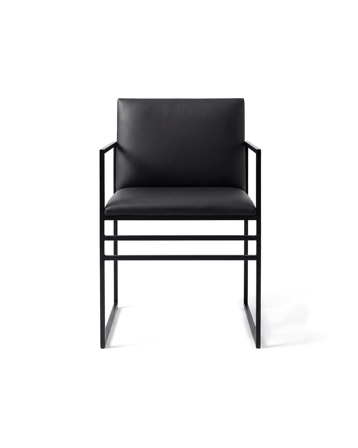 by Crea® Esszimmerstuhl SELLA Leder Jade Schwarz - Sir Henrys