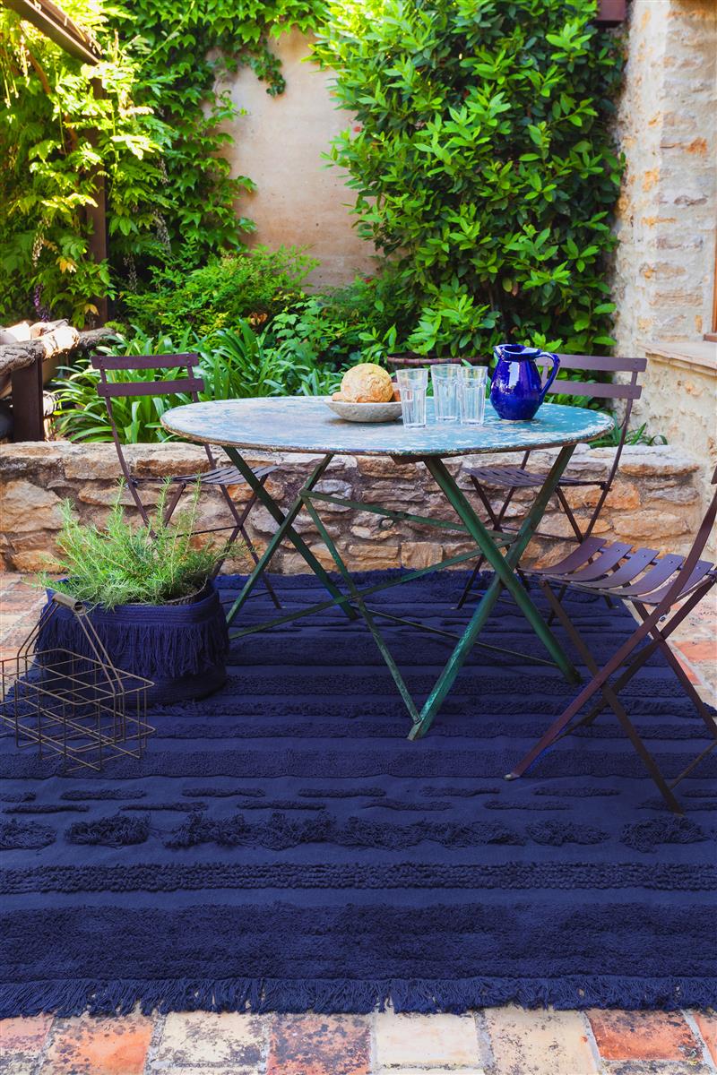Lorena Canals waschbarer Teppich AIR blau | 240x170 cm