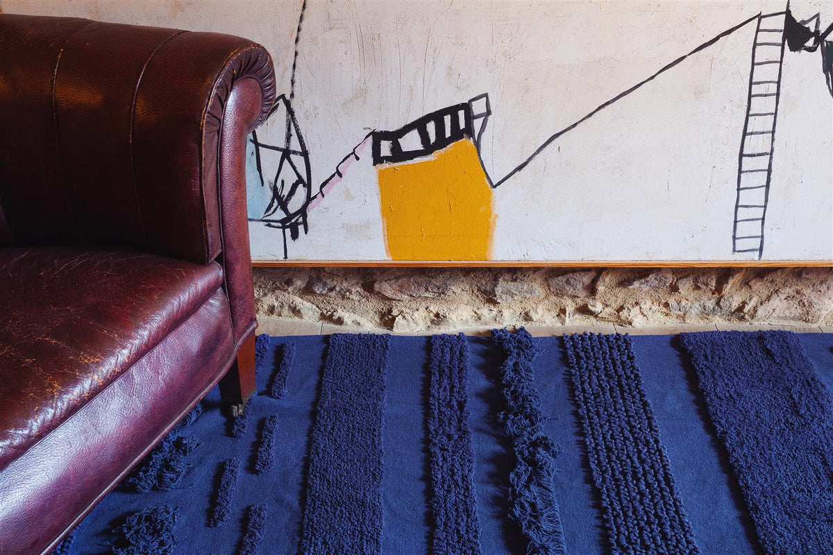 Lorena Canals waschbarer Teppich AIR blau | 240x170 cm
