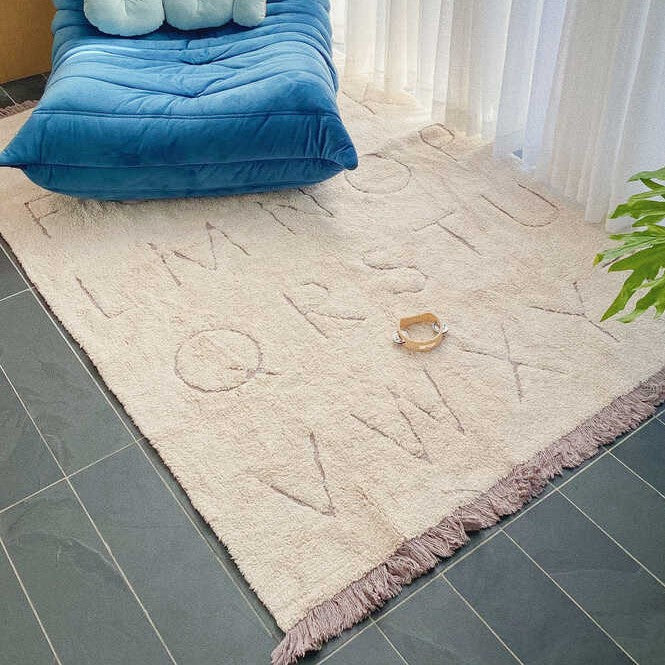 Lorena Canals RugCycled waschbarer Teppich ABC | 200x140cm