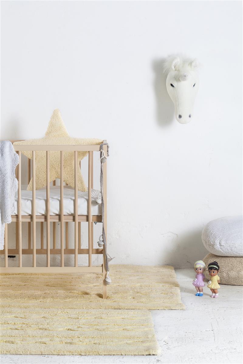 Lorena Canals waschbarer Teppich BRAIDS vanille | 160x120 cm