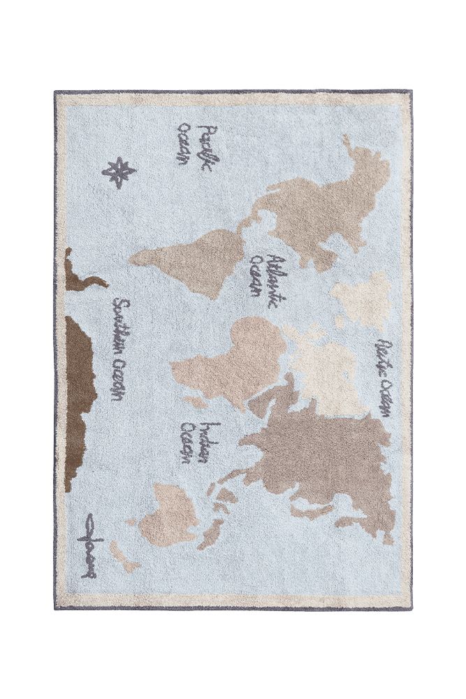 Lorena Canals waschbarer Teppich VINTAGE-KARTE | 200x300cm