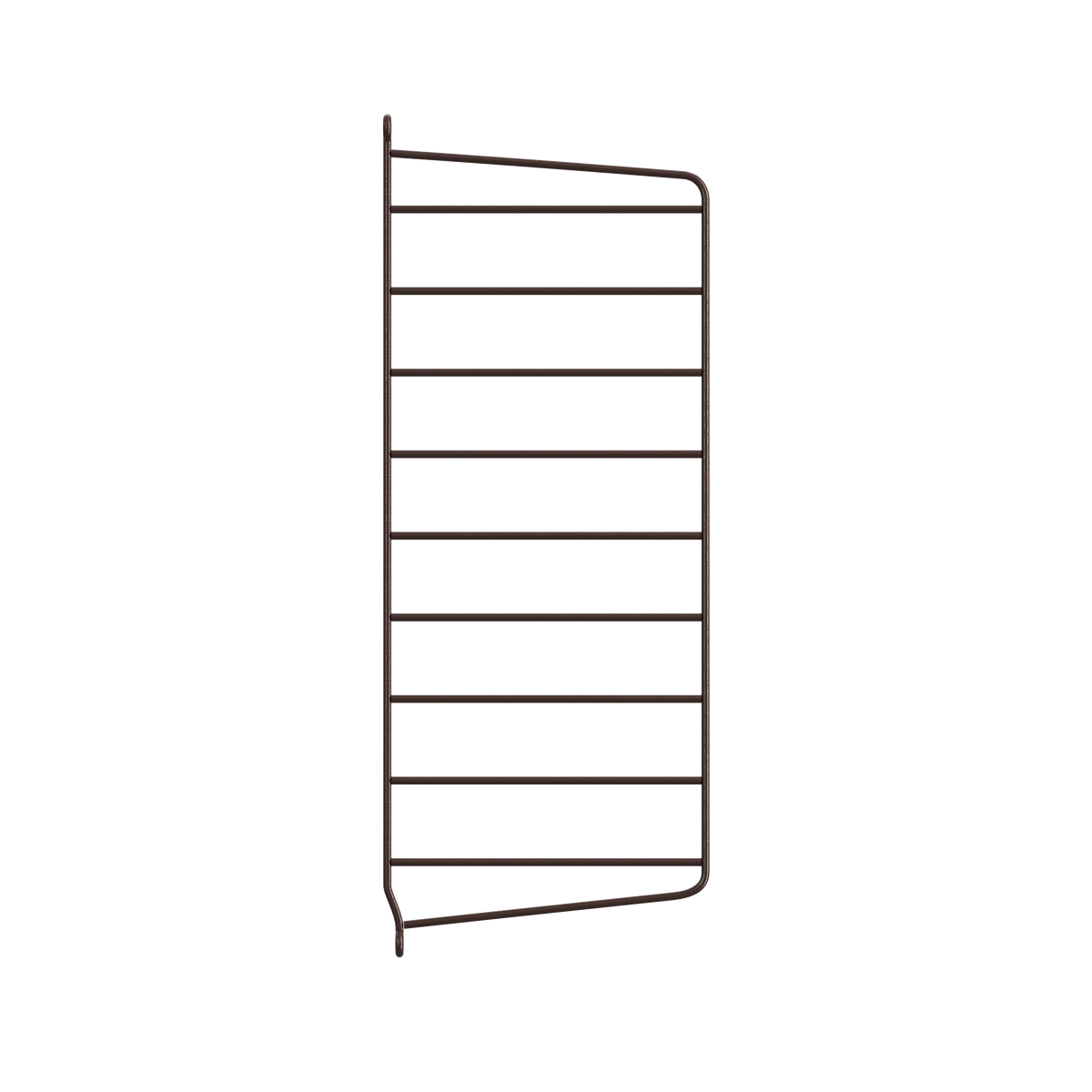String Furniture Wandleiter T20 x H50, Dunkelbraun, 2er Pack