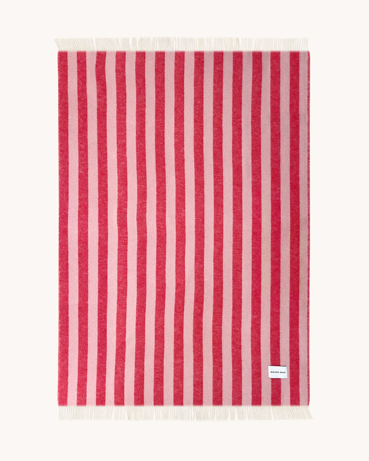 Maison Deux Kuscheldecke CANDY WRAP pink rot | 130x200cm