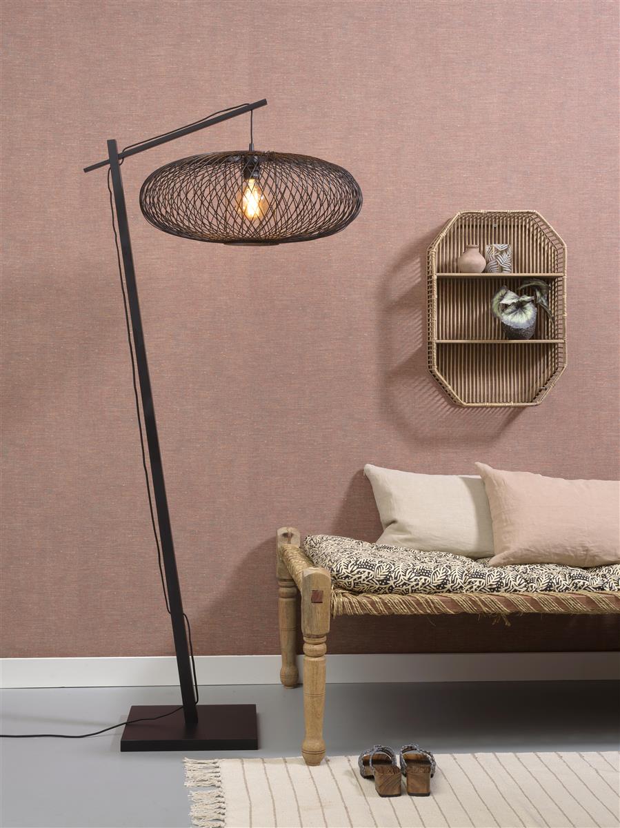 Good&Mojo Stehlampe CANGO schwarz | 80x60x176cm