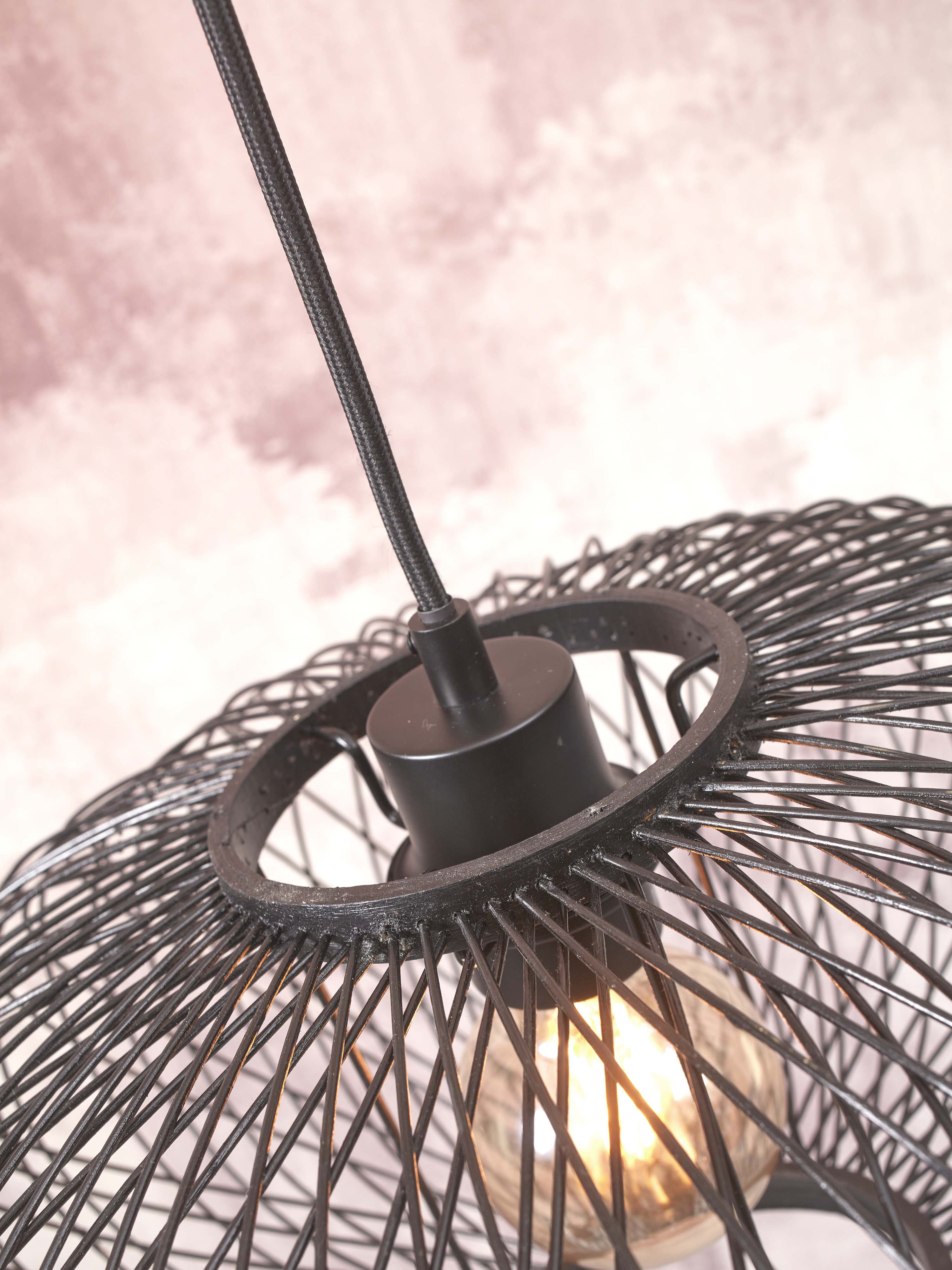 Good&Mojo Stehlampe CANGO schwarz | 62x40x150cm