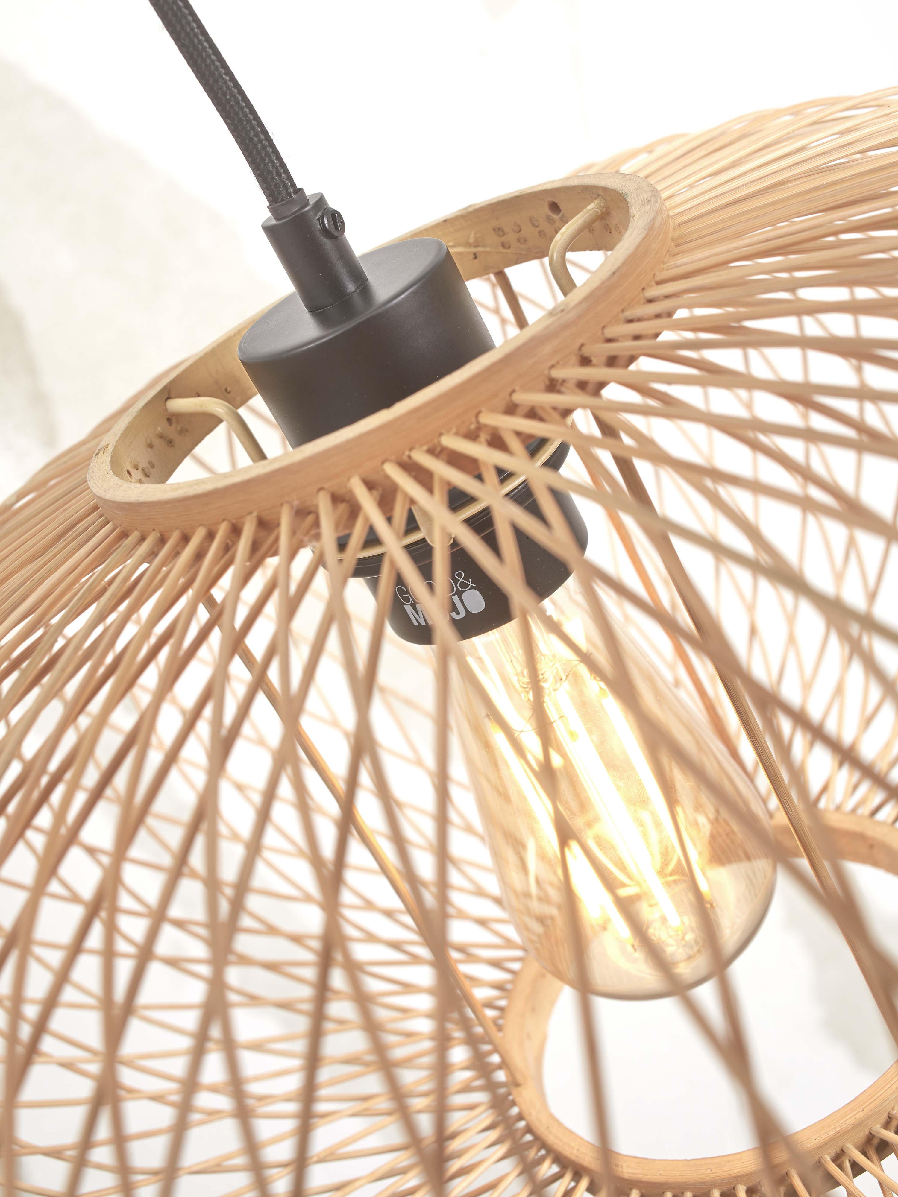 Good&Mojo Stehlampe CANGO braun | 62x40x150cm
