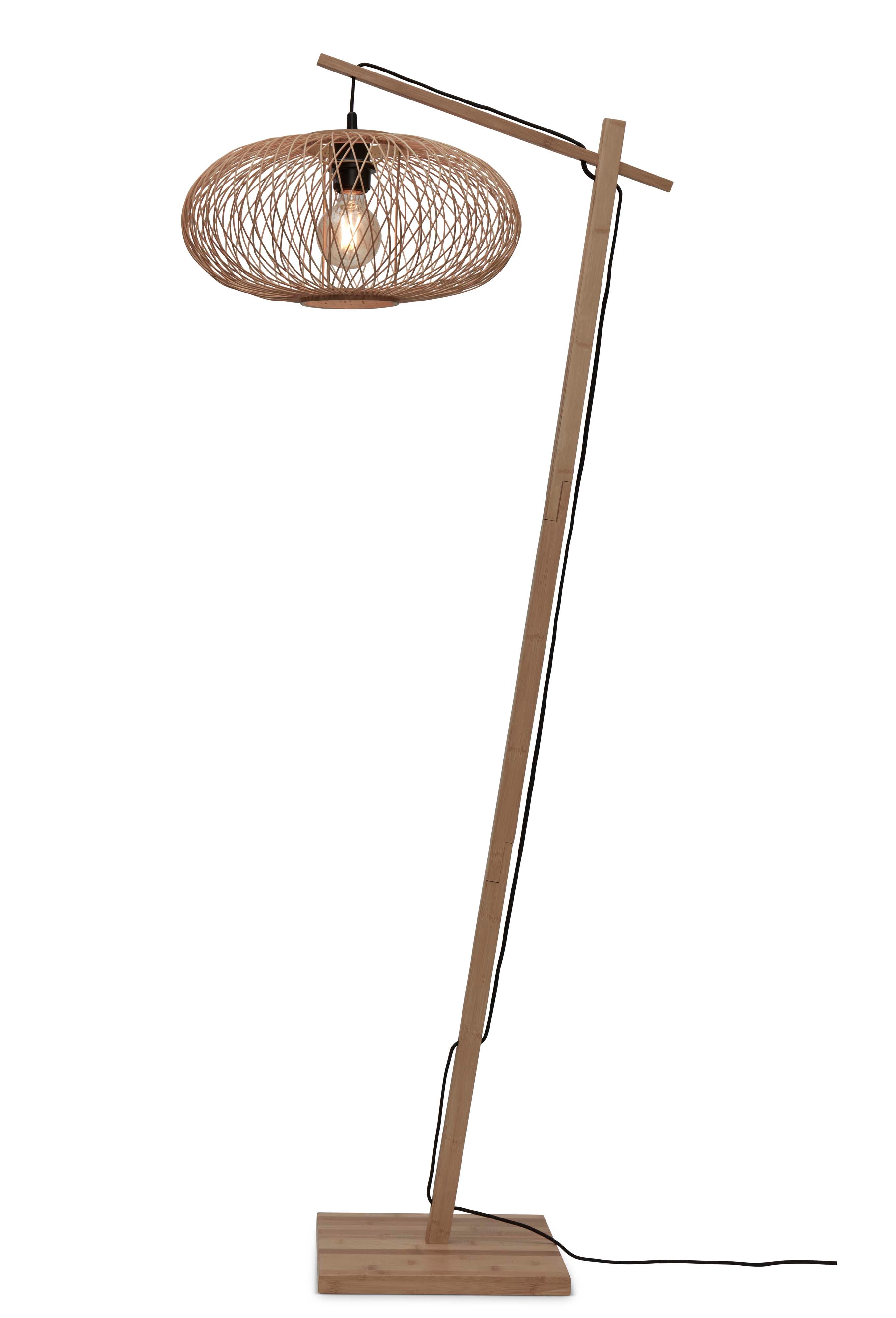 Good&Mojo Stehlampe CANGO braun | 62x40x150cm