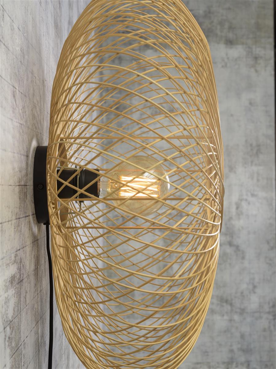 Good&Mojo Wandleuchte CANGO braun | 60x25x60cm