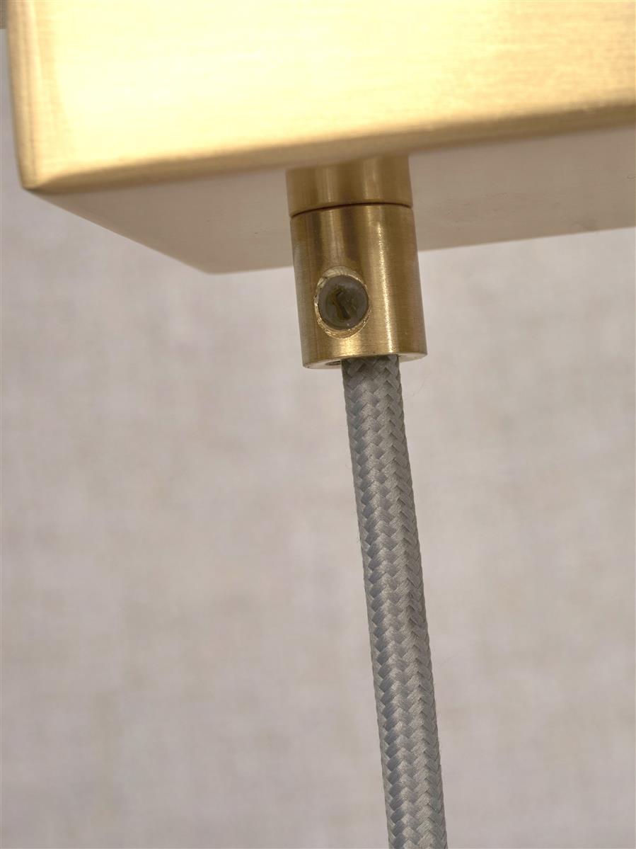 It's about RoMi Hängelampe CARRARA gold | 105x30x12cm
