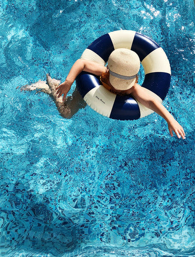 Petites Pommes Schwimmring OLIVIA Cannes Blue | Ø 45cm