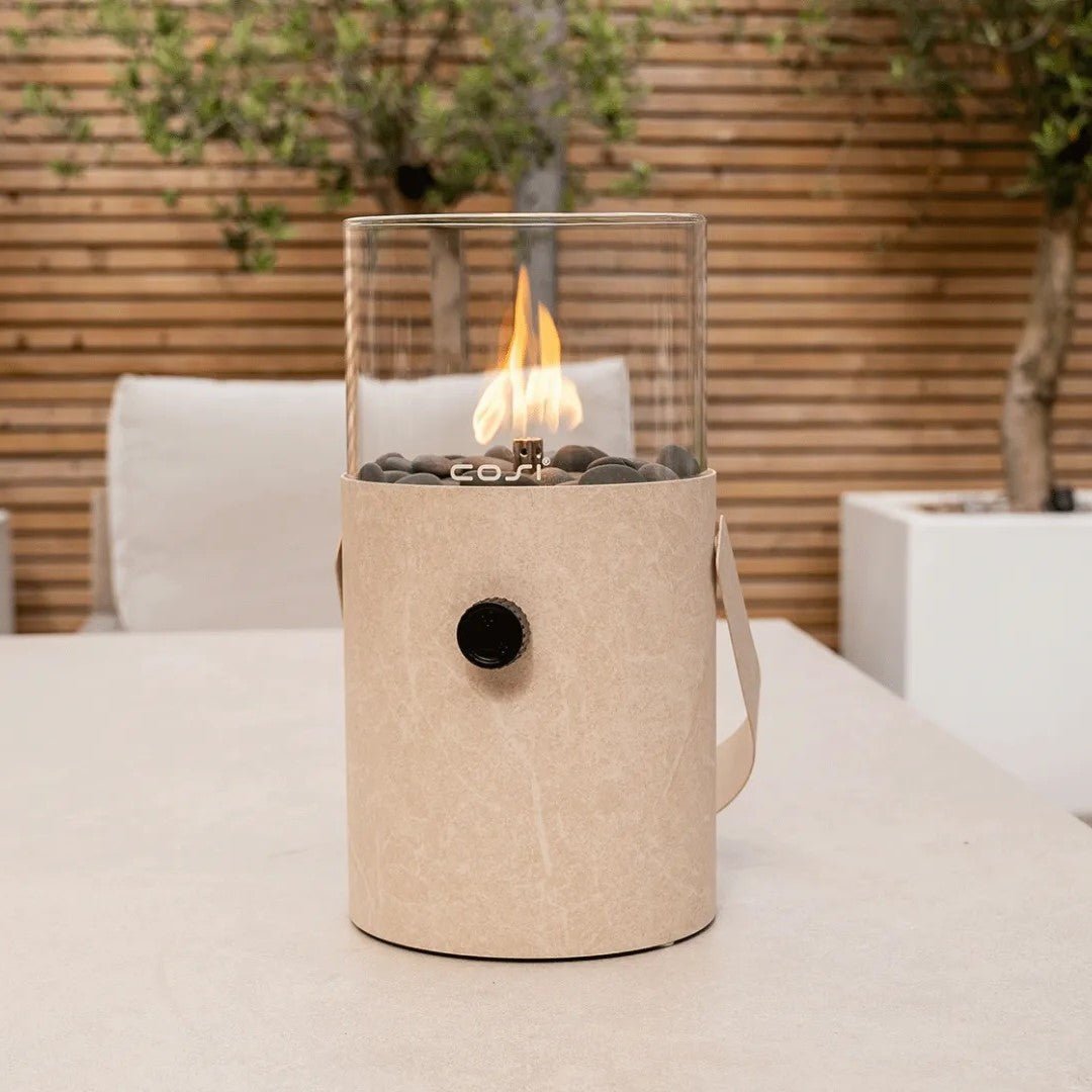 Cosifire Tischfeuer COSISCOOP Original marble stone | Ø 16x30cm - Sir Henrys