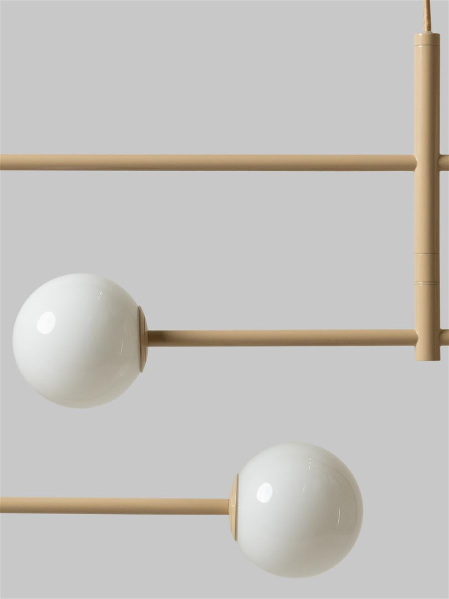 It's about RoMi Pendelleuchte COPENHAGEN beige | 97x13x215cm