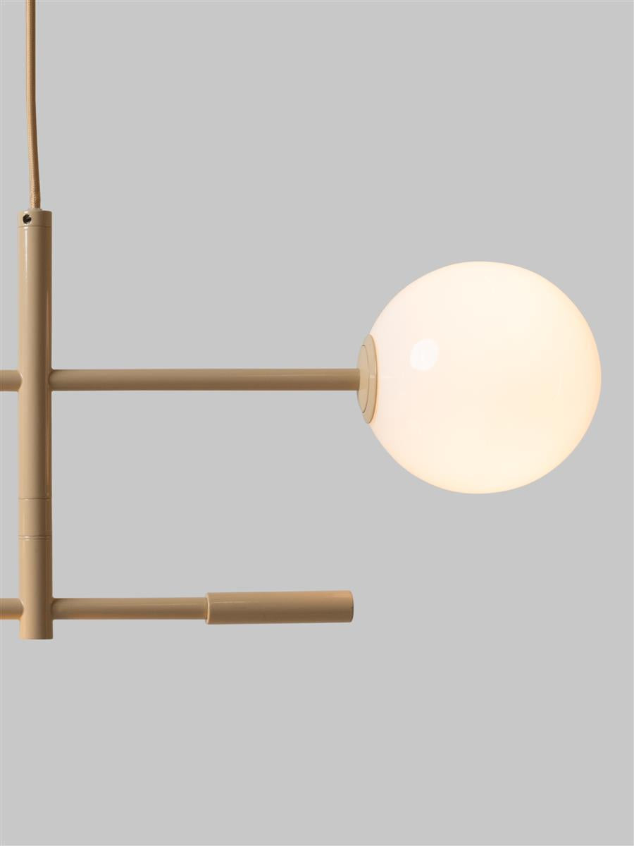 It's about RoMi Pendelleuchte COPENHAGEN beige | 97x13x215cm