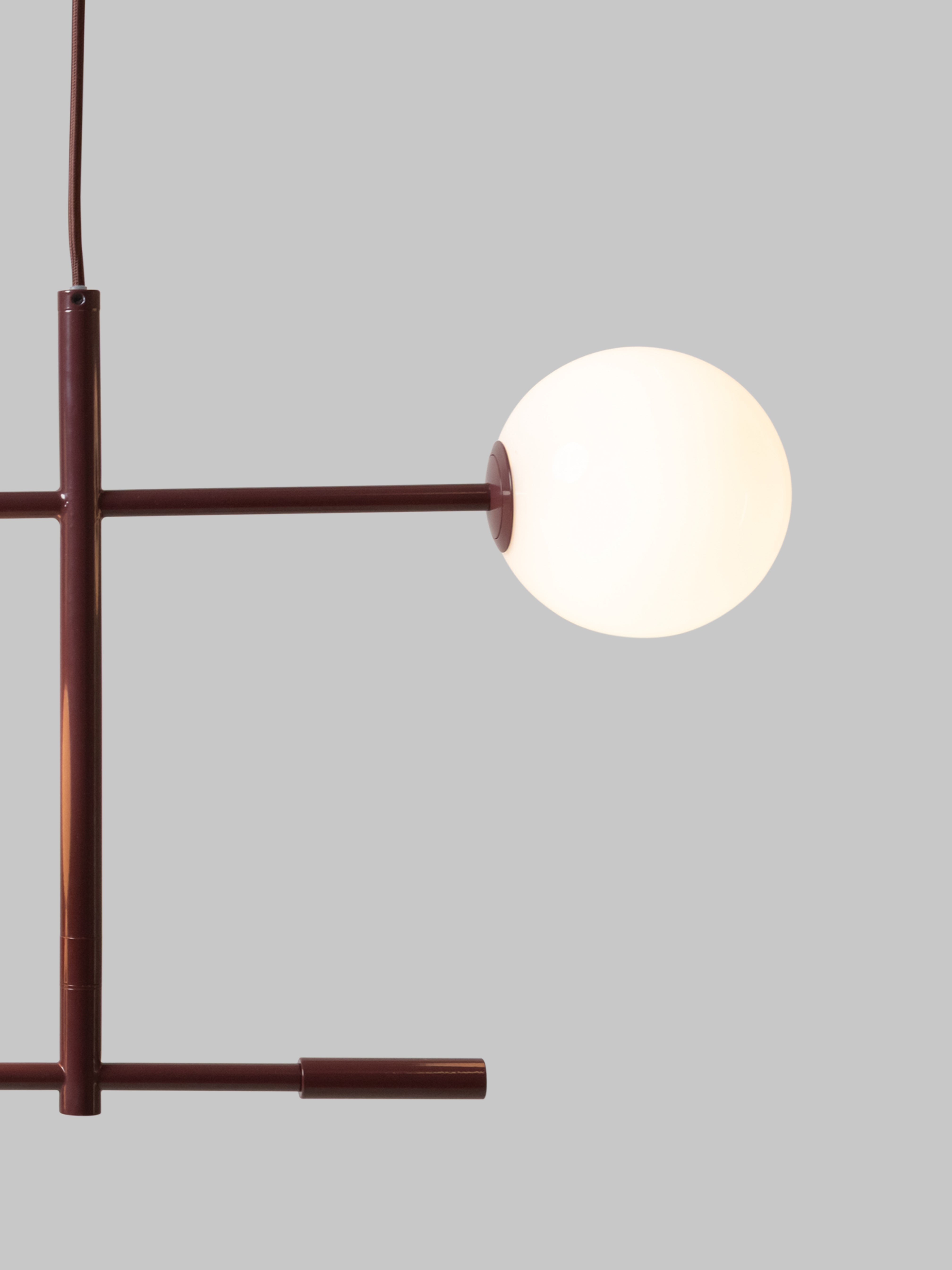 It's about RoMi Pendelleuchte COPENHAGEN burgund | 97x13x215cm