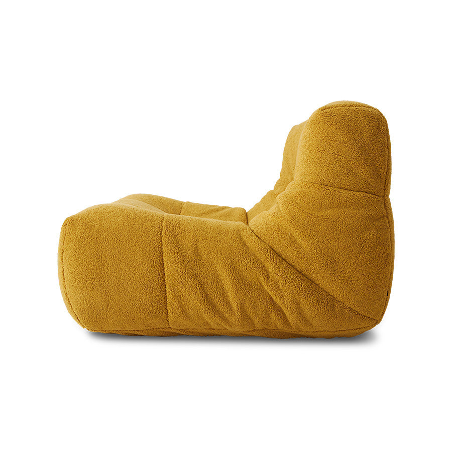 Hkliving LAZY LOUNGE CHAIR fluffy ocker