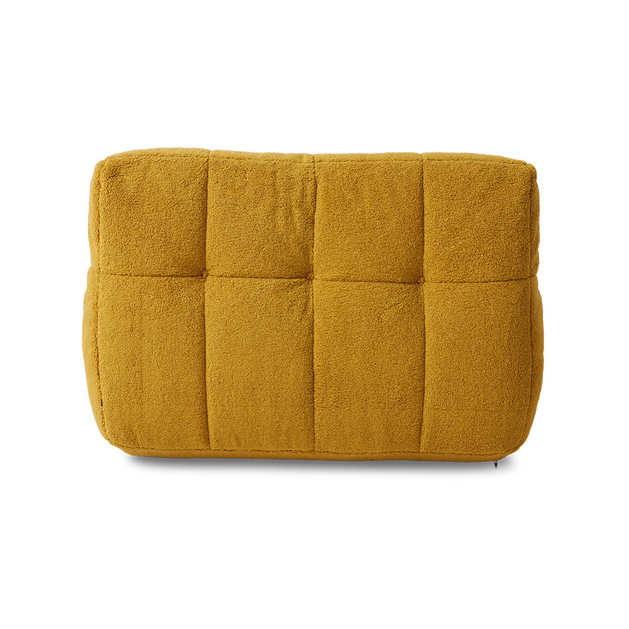 Hkliving LAZY LOUNGE CHAIR fluffy ocker